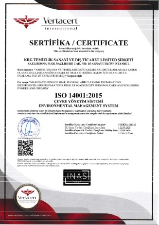 ISO 14001:2015 Environmental Management System